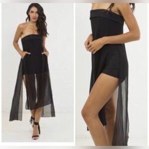 ANGL | Tube Illusion Romper Dress